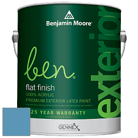 Benjamin Moore Ben 541 Waterborne Exterior Flat Finish краска цвет 803 Lazy Sunday
