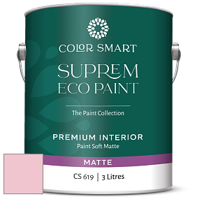COLOR SMART CS 619 SUPREM ECO PAINT матовая краска цвет 2007-60 Pastel Pink