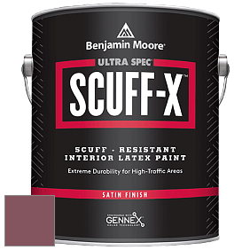 Benjamin Moore 486 Ultra Spec SCUFF-X Interior Satin Finish краска цвет 2082-30 Cherokee Brick