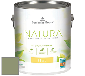 Benjamin Moore 512 Natura Interior Flat Finish матовая краска цвет 440 Land of Liberty