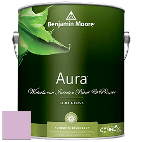 Benjamin Moore Aura 528 Waterborne Interior Semi-gloss Finish краска цвет NCS S 1030-R40B 
