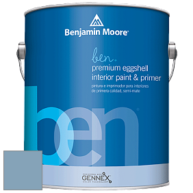 Benjamin Moore Ben W626 Premium Interior Latex Eggshell краска цвет 838 Denim Wash