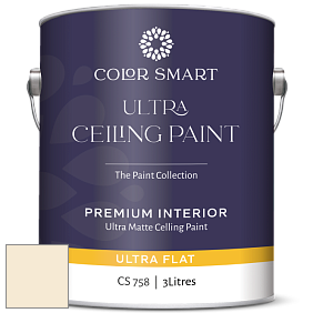 COLOR SMART CS 758 ULTRA CEILING PAINT ультраматовая краска цвет 928 Featherbed