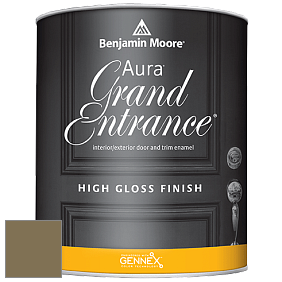 Benjamin Moore Aura 148 Grand Entrance High Gloss эмаль цвет 517 Greenbrook