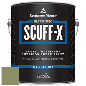 Benjamin Moore 485 Ultra Spec SCUFF-X Interior Eggshell Finish краска цвет 433 Forest Hills Green