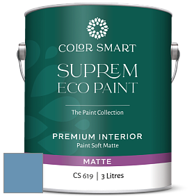 COLOR SMART CS 619 SUPREM ECO PAINT матовая краска цвет 810 Blue Dragon