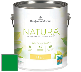 Benjamin Moore 512 Natura Interior Flat Finish матовая краска цвет RAL 6037 