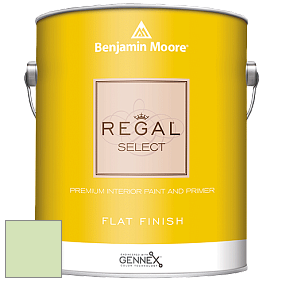 Benjamin Moore 547 Regal Select Waterborne Interior Flat Finish краска цвет 555 O'Reilly Green