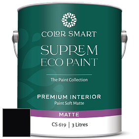 COLOR SMART CS 619 SUPREM ECO PAINT матовая краска цвет RAL 9005 