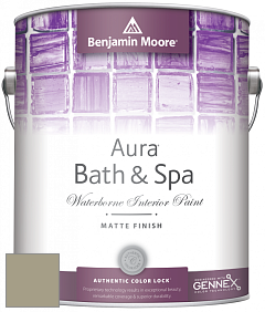 Benjamin Moore Aura 532 Bath & Spa Waterborne Interior Paint Matte Finish краска цвет 509 Cypress Green