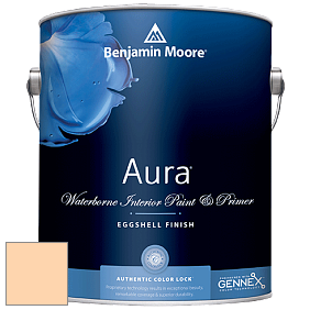 Benjamin Moore Aura 524 Waterborne Interior Eggshell Finish краска цвет 157 Cantaloupe