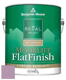 Benjamin Moore W105 Regal Select Exterior Paint-MoorLife Flat Finish краска цвет 1377 Caribbean Sunset