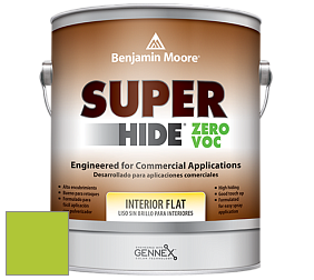 Benjamin Moore 355 Super Hide Zero Voc Interior Flat краска цвет NCS S 0575-G40Y 