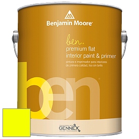 Benjamin Moore Ben W625 Premium Interior Latex Flat краска цвет RAL 1026 