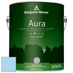 Benjamin Moore Aura 629 Waterborne Exterior Flat Finish краска цвет 2064-60 Bluebelle