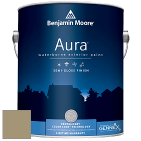 Benjamin Moore Aura 632 Waterborne Exterior Semi-Gloss Finish краска цвет 1518 At Home with Nature