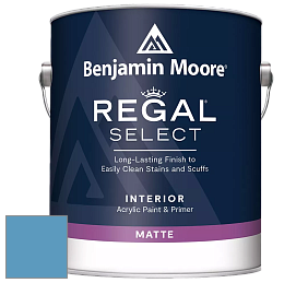 Benjamin Moore 548 IRegal Select Interior Paint - Matte краска цвет 2063-40 Sailor's Sea Blue