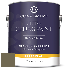 COLOR SMART CS 758 ULTRA CEILING PAINT ультраматовая краска цвет 2142-20 Turtle Green