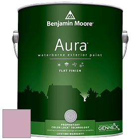 Benjamin Moore Aura 629 Waterborne Exterior Flat Finish краска цвет 2082-50 Damask Rose