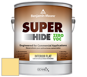 Benjamin Moore 355 Super Hide Zero Voc Interior Flat краска цвет 360 San Fernando Sunshine