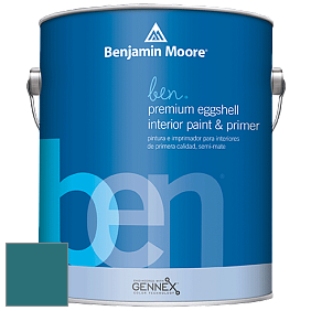 Benjamin Moore Ben W626 Premium Interior Latex Eggshell краска цвет 756 Varsity Blues