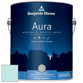 Benjamin Moore Aura 632 Waterborne Exterior Semi-Gloss Finish краска цвет 729 Jack Frost