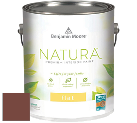 Benjamin Moore 512 Natura Interior Flat Finish матовая краска цвет 2092-10 Clydesdale Brown