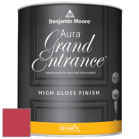 Benjamin Moore Aura 148 Grand Entrance High Gloss эмаль цвет 2000-20 Tricycle Red
