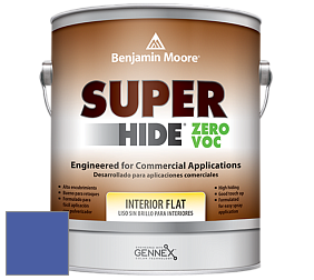Benjamin Moore 355 Super Hide Zero Voc Interior Flat краска цвет NCS S 3060-R70B 