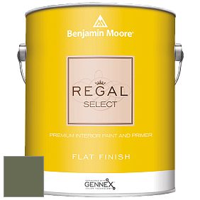 Benjamin Moore 547 Regal Select Waterborne Interior Flat Finish краска цвет 441 Alligator Alley