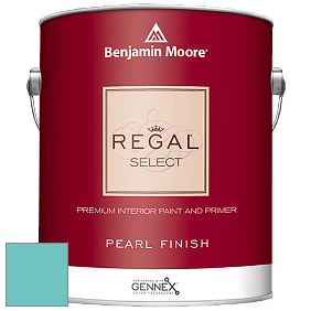 Benjamin Moore 550 Regal Select Waterborne Interior Pearl Finish краска цвет 732 Burbank Blue
