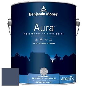 Benjamin Moore Aura 632 Waterborne Exterior Semi-Gloss Finish краска цвет 826 Stunning