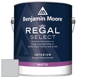 Benjamin Moore 548 IRegal Select Interior Paint - Matte краска цвет 1612 Pelican Gray