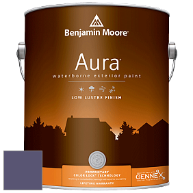 Benjamin Moore Aura 634 Waterborne Exterior Low Lustre Finish краска цвет 2070-30 Dark Lilac