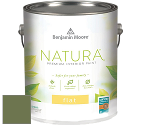 Benjamin Moore 512 Natura Interior Flat Finish матовая краска цвет 434 Herb Garden