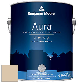 Benjamin Moore Aura 632 Waterborne Exterior Semi-Gloss Finish краска цвет 959 Antique Parchment