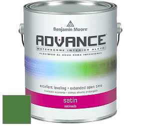 Benjamin Moore 792 Advance Interior Paint-Satin эмаль цвет 2034-20 Vine Green