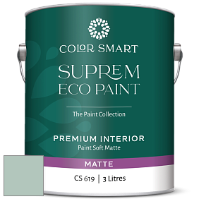 COLOR SMART CS 619 SUPREM ECO PAINT матовая краска цвет NCS S 2010-B90G 