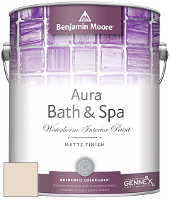 Benjamin Moore Aura 532 Bath & Spa Waterborne Interior Paint Matte Finish краска цвет 950 Natural Wicker