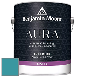 Benjamin Moore Aura 522 Interior Paint - Matte краска цвет 754 Wilmington Spruce