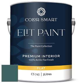 COLOR SMART CS 745 ELIT PAINT глубокоматовая моющаяся краска цвет 2049-20 Oasis Blue