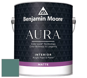 Benjamin Moore Aura 522 Interior Paint - Matte краска цвет 678 Pacific Rim