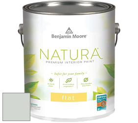 Benjamin Moore 512 Natura Interior Flat Finish матовая краска цвет 864 Oystershell