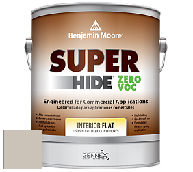 Benjamin Moore 355 Super Hide Zero Voc Interior Flat краска цвет 973 Ice Formations