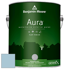 Benjamin Moore Aura 629 Waterborne Exterior Flat Finish краска цвет 836 Sea View