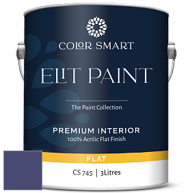 COLOR SMART CS 745 ELIT PAINT глубокоматовая моющаяся краска цвет 2068-20 Grape Gum