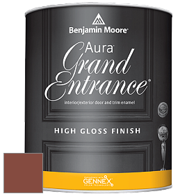 Benjamin Moore Aura 148 Grand Entrance High Gloss эмаль цвет 2174-10 Toasted Chestnut