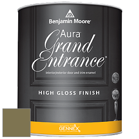 Benjamin Moore Aura 148 Grand Entrance High Gloss эмаль цвет 497 Shady Lane