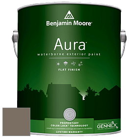 Benjamin Moore Aura 629 Waterborne Exterior Flat Finish краска цвет 980 Woodcliff Lake