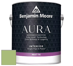 Benjamin Moore Aura 522 Interior Paint - Matte краска цвет 426 Fresh Grass